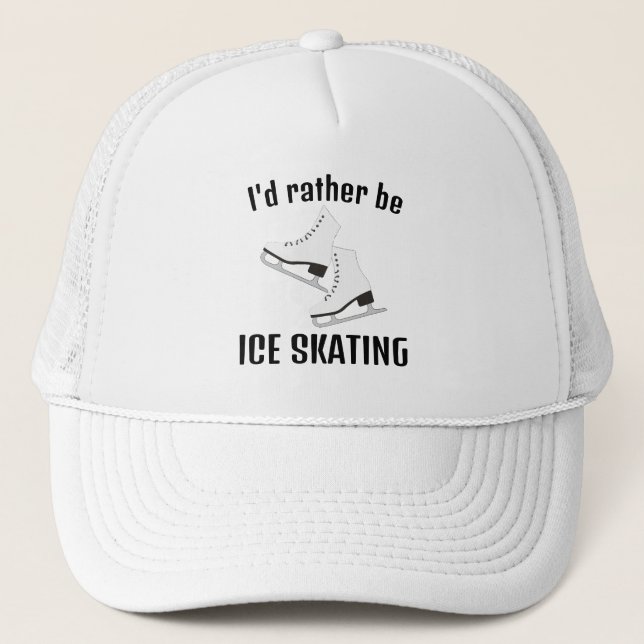 Casquette de conception de patinage sur glace (Devant)
