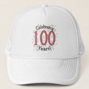 casquette de confettis célébrant son centenaire