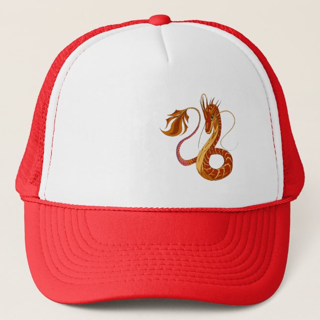 Casquette de corail de dragon du feu (Devant)