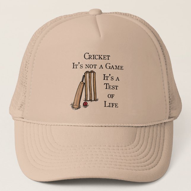 Casquette de correspondance de test de cricket (Devant)