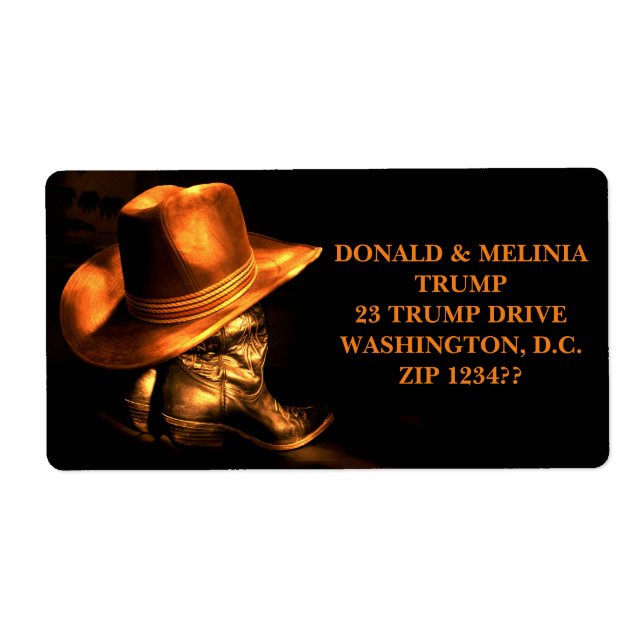 CASQUETTE DE COWBOY & BOOTS (Devant)