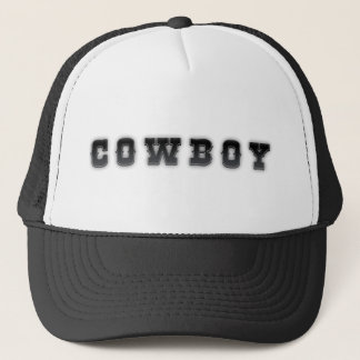 Casquette de cowboy - style de camionneur noir et