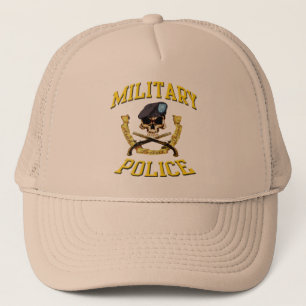 Casquette de crâne de police militaire