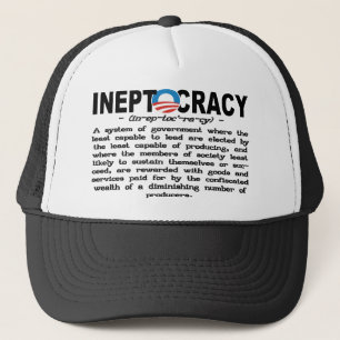 Casquette de définition d'Ineptocracy (noir)