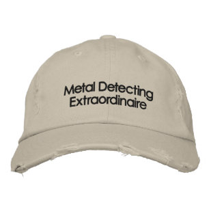Casquette de détection des métaux brodés