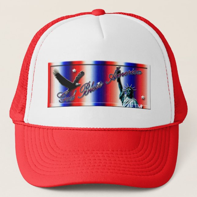 Casquette de Dieu béni l'Amérique (Devant)