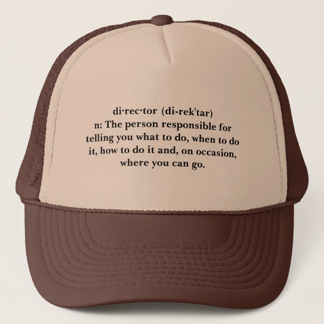 casquette de directeurs (Devant)