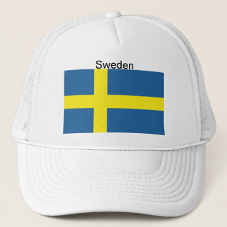 Casquette de drapeau de la Suède
