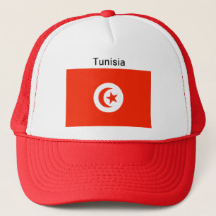 Casquette de drapeau de la Tunisie