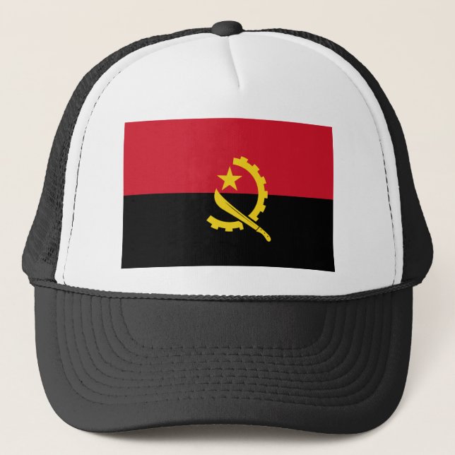 Casquette de drapeau de l'Angola (Devant)