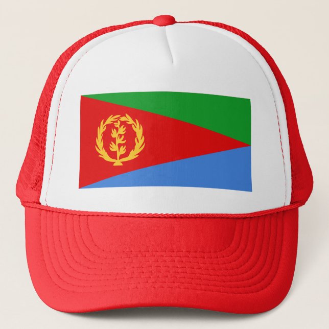 Casquette de drapeau de l'Érythrée (Devant)