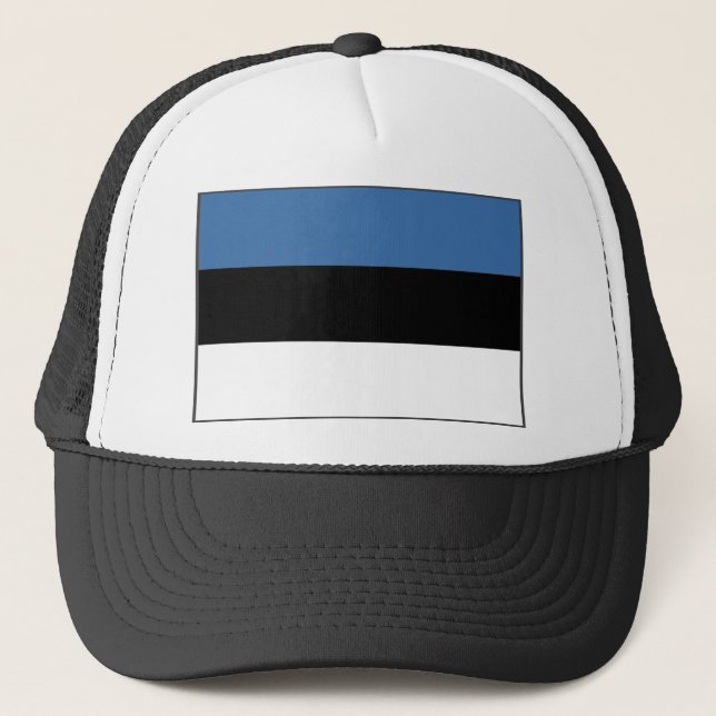 casquette de drapeau de l'Estonie (Devant)