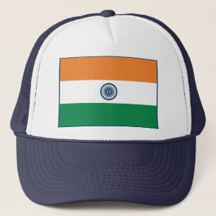 Casquette de drapeau de l'Inde