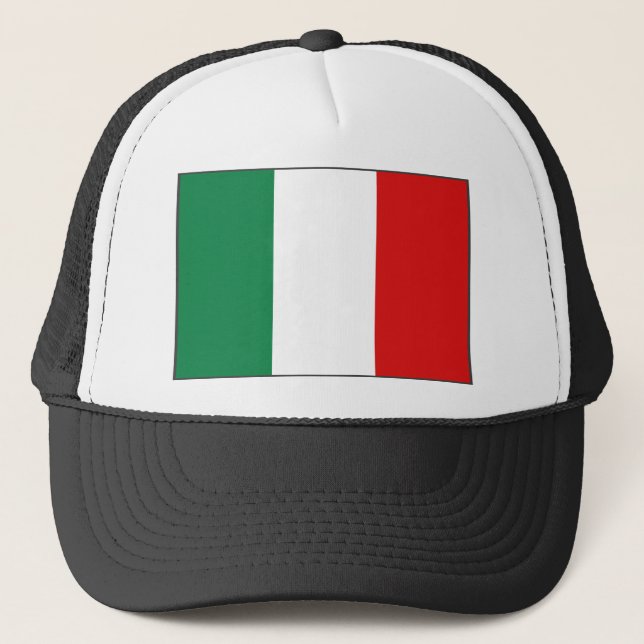 Casquette de drapeau de l'Italie (Devant)