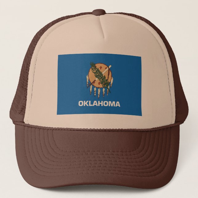 Casquette de drapeau de l'Oklahoma (Devant)