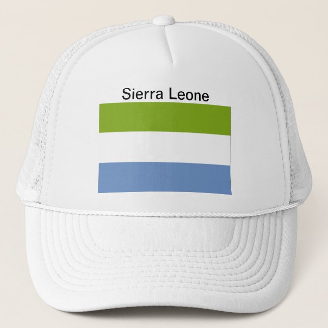 Casquette de drapeau de Sierra Leone (Devant)