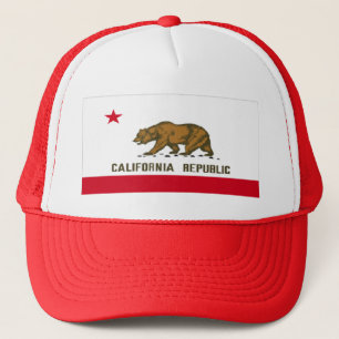 Casquette de drapeau d'état de la Californie