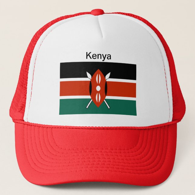 Casquette de drapeau du Kenya (Devant)