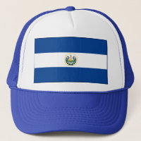 Casquette de drapeau du Salvador