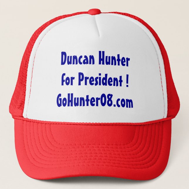 Casquette de Duncan Hunter (Devant)