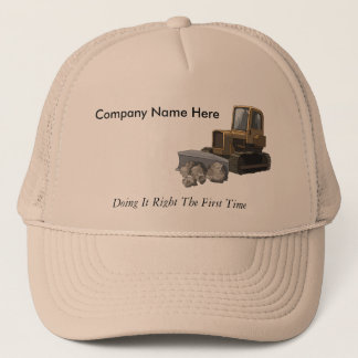 Casquette de excavation de slogan de société