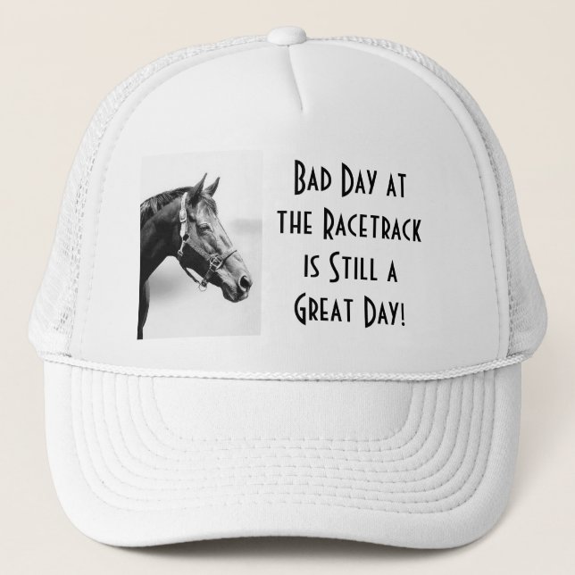 Casquette de fan de course de chevaux (Devant)