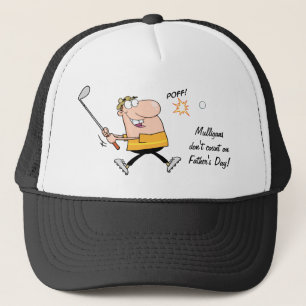 Casquette de Fête des pères de caricature Golfer