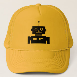 Casquette de forme robotique rétro