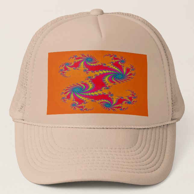 Casquette de fractale de dragon (Devant)