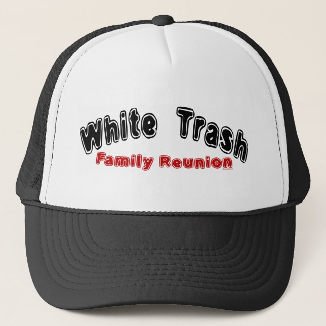 Casquette de franc de déchets blancs (Devant)