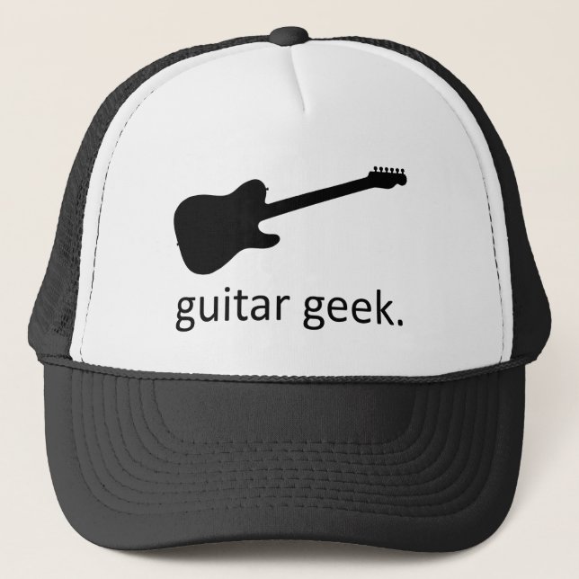 Casquette de geek de guitare (Devant)