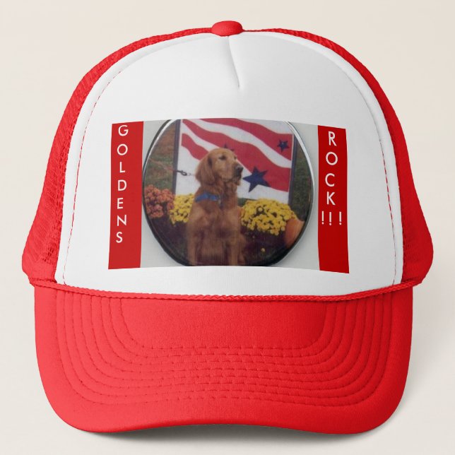 Casquette de golden retriever (Devant)