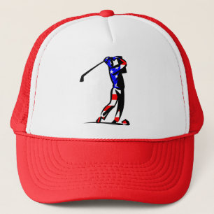 Casquette de golf de drapeau américain