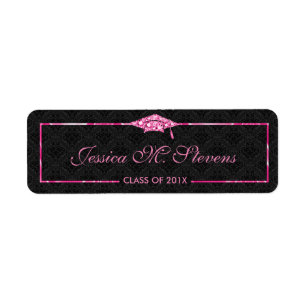 Casquette De Graduation Black & Bling Avec Cadre R