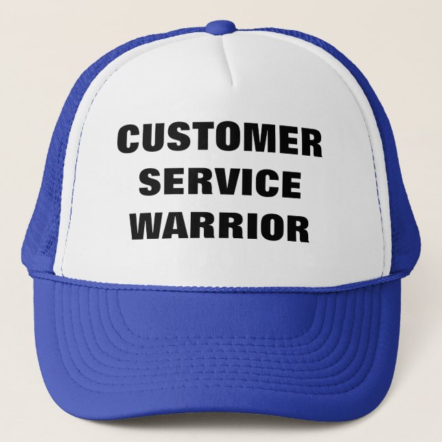 Casquette de guerrier de service à la clientèle (Devant)