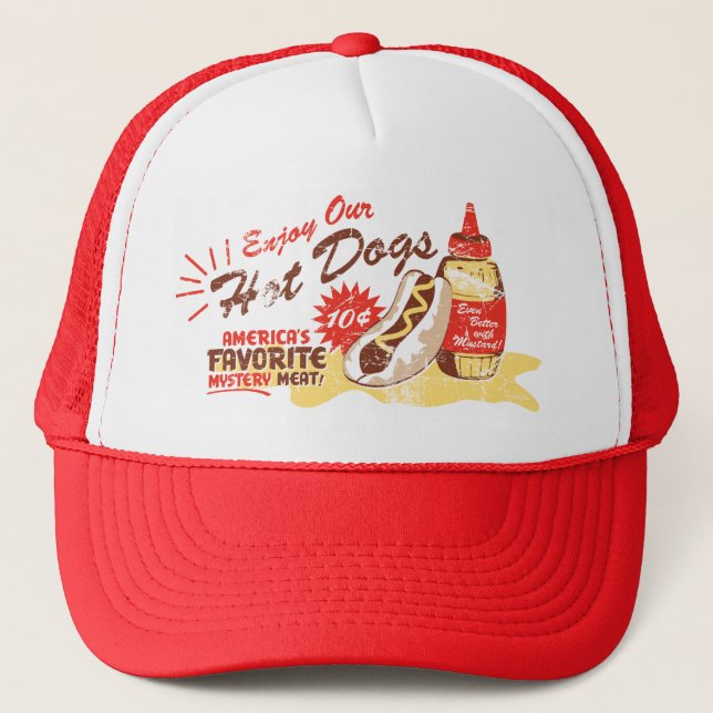 casquette de hot Dog (rouge) (Devant)