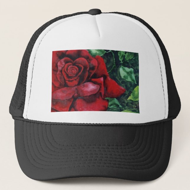 Casquette de jardin rose (Devant)