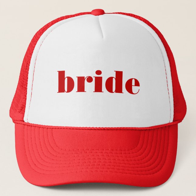 casquette de jeune mariée (Devant)