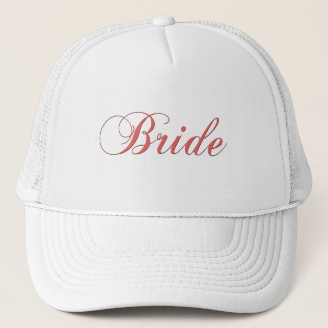 Casquette de jeune mariée (Devant)