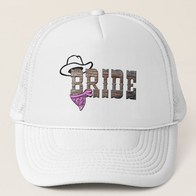 Casquette de jeune mariée de cow-girl (Devant)