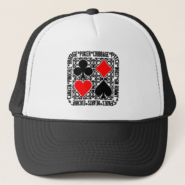 Casquette de jeux de carte (Devant)