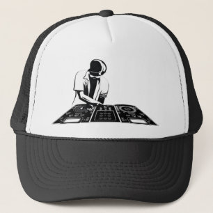 Casquette de jockey de disque du DJ