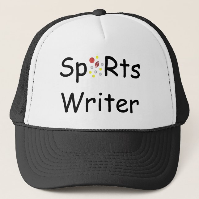 Casquette de journaliste sportif (Devant)