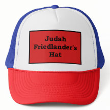 Casquette de Judah Friedlander, rouge