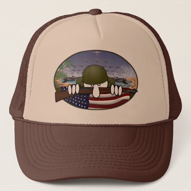 Casquette de Kilroy de la guerre mondiale 2 (Devant)