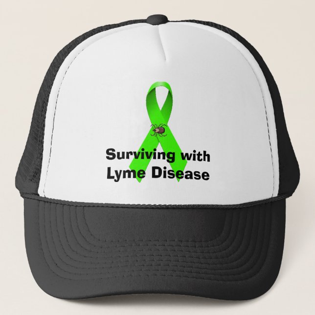 Casquette de la maladie de withLyme de survie (Devant)