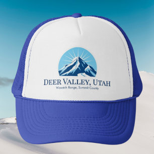Casquette de la station de ski Deer Valley Utah Wa