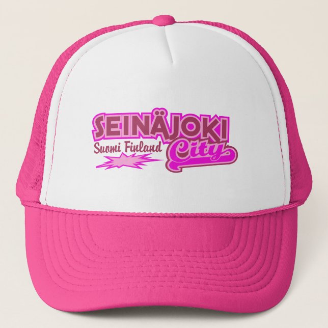 Casquette de la ville de Seinäjoki - rose (Devant)