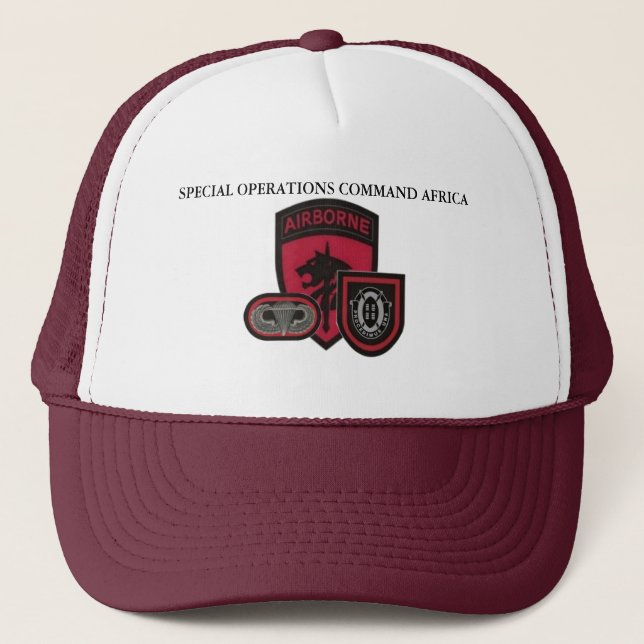 Casquette de l'Afrique de commande d'opérations (Devant)