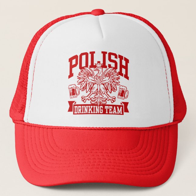 Casquette de l'équipe de boisson polonaise (Devant)